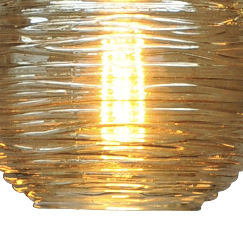 Applique noire Quinto avec verre rayé Masterlight 8718121247687