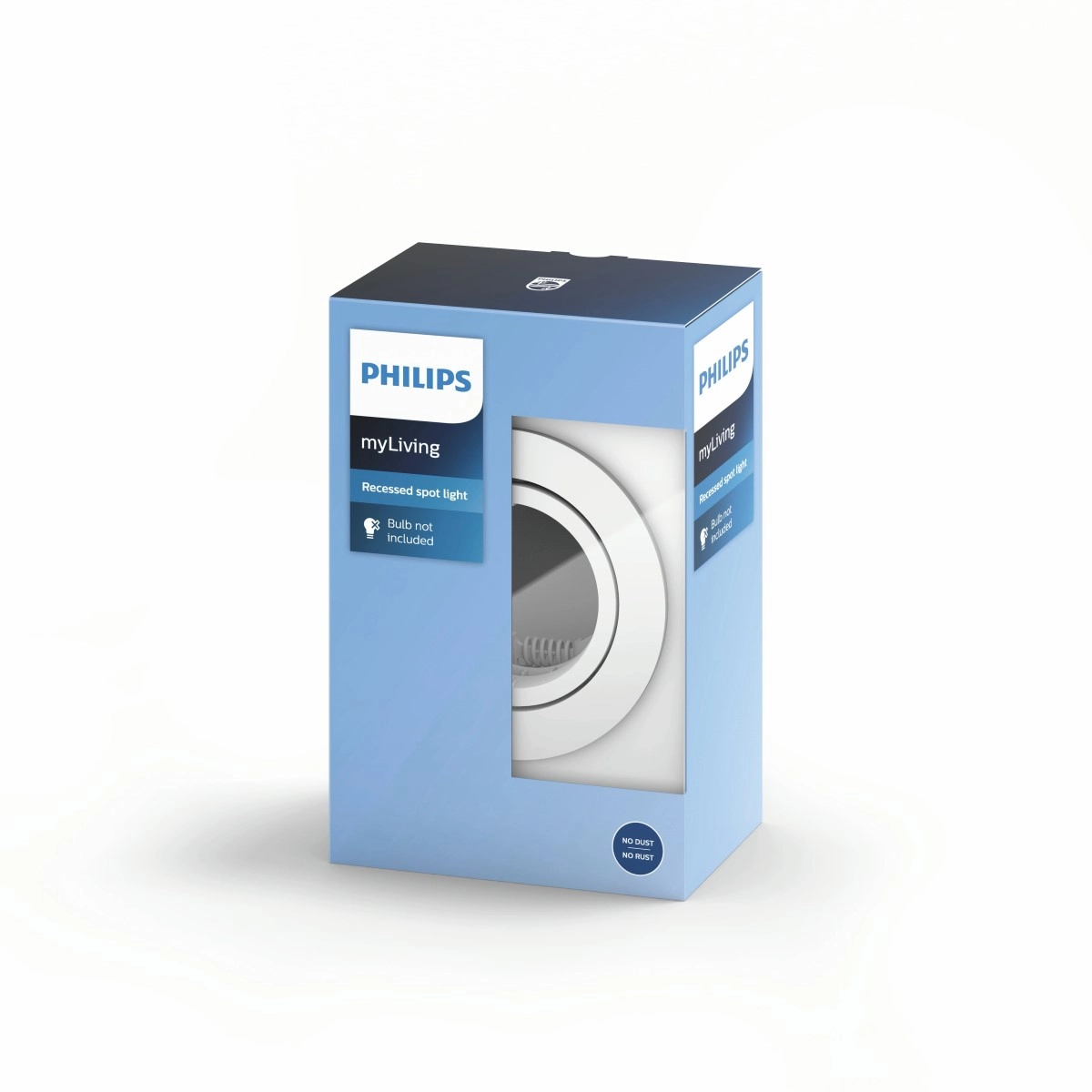 Spot encastrable Enneper GU10 9cm rond blanc Philips 8718696160367