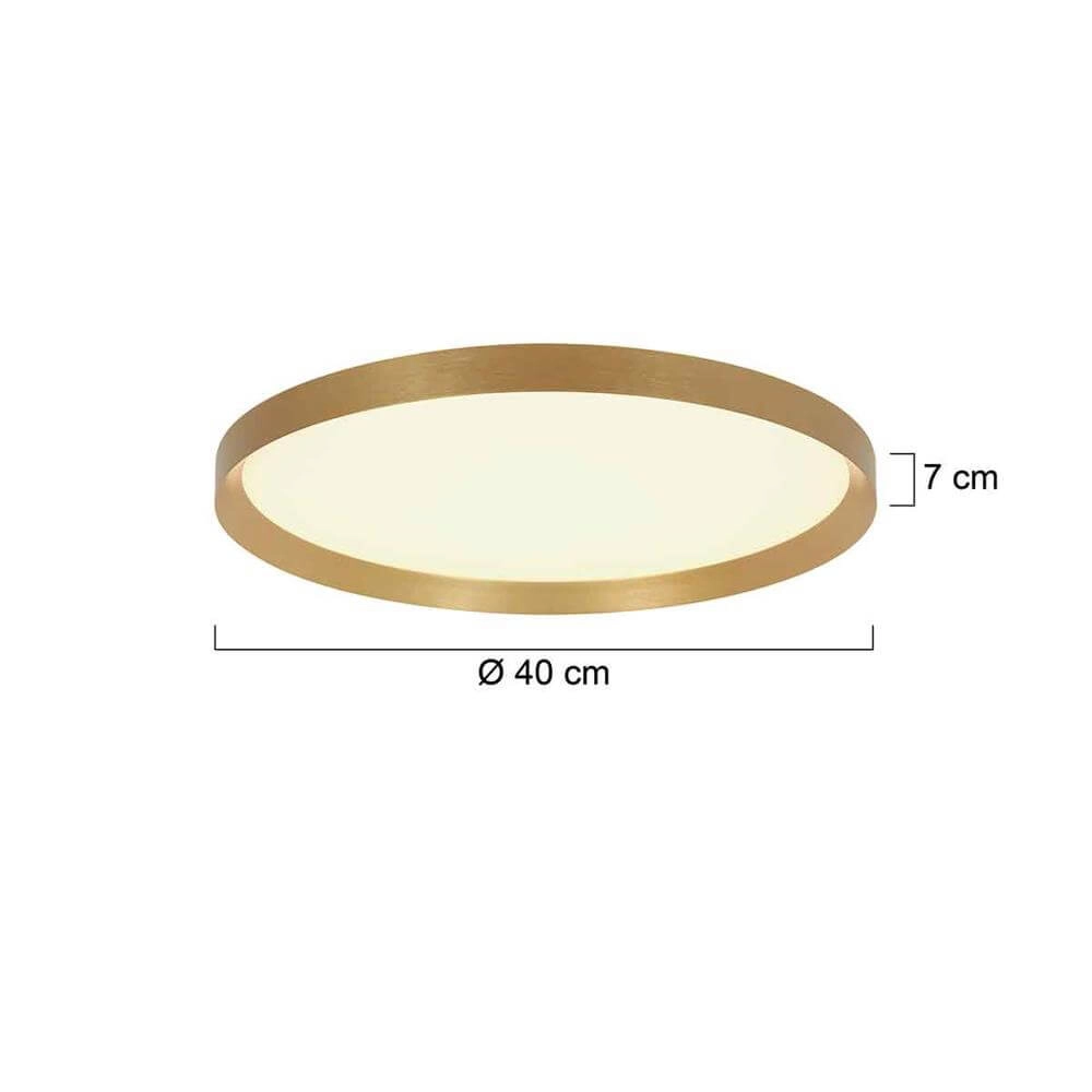 Plafonnier élégant Flady or Ø 40cm Steinhauer 8712746171839
