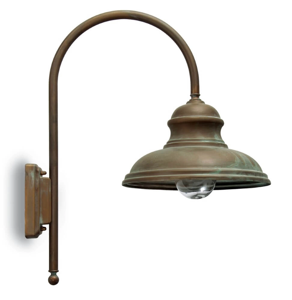 Lampe d’extérieur rurale Mill laiton vieilli