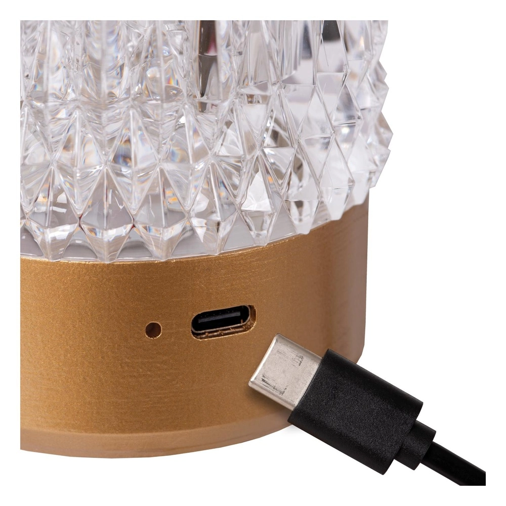 Lampes de table rechargeables Lily Ensemble de 3 pièces d’or Lucide 5411212461070
