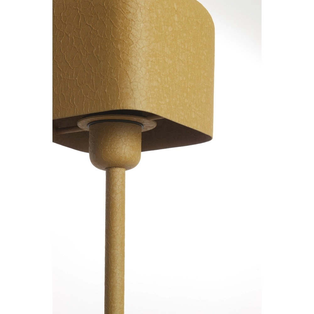 Lampe de chevet Elenie 13x13cm - jaune ocre mat Light & Living 8717807818654