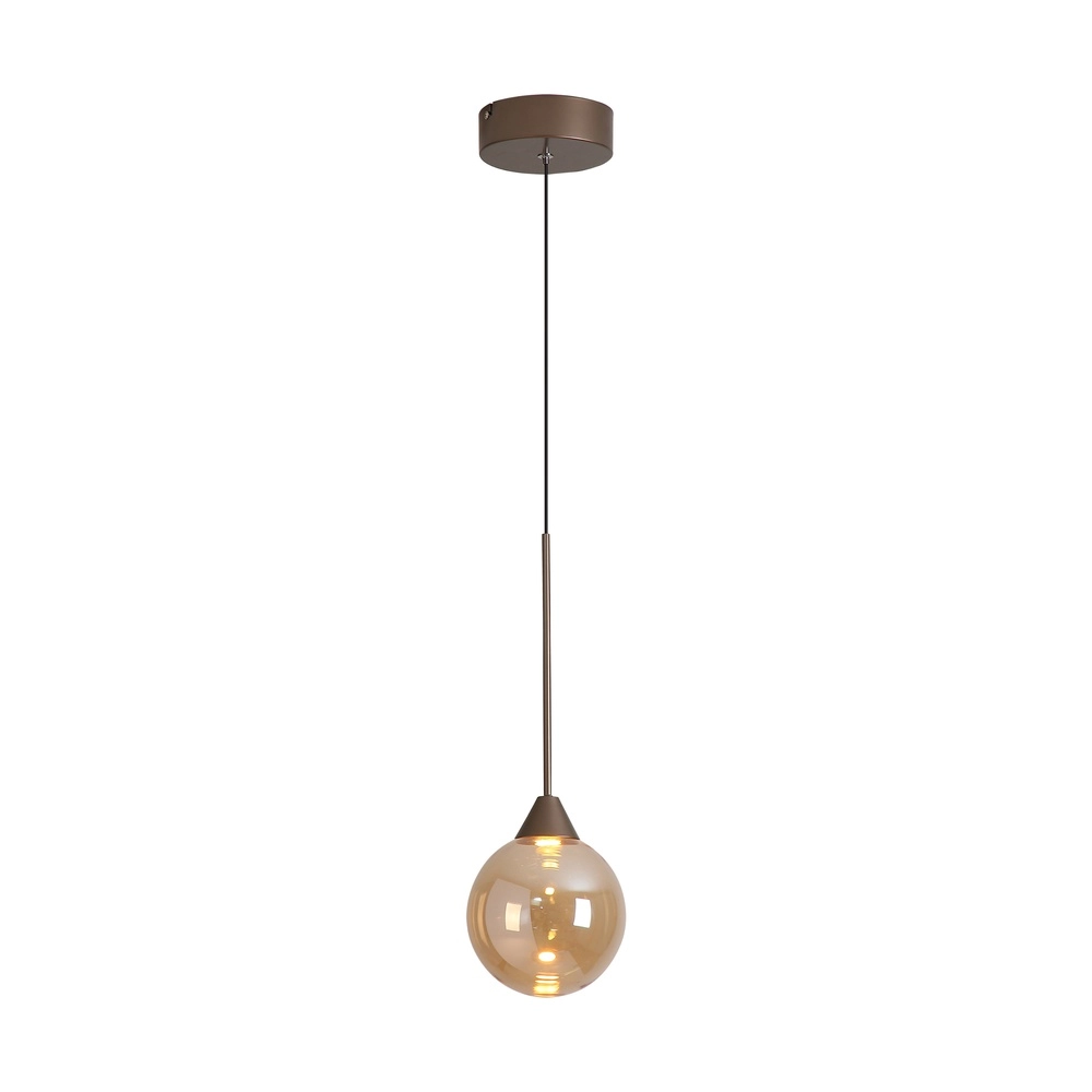 Lampe pendante de conception Opux Lux Bronze uniquement