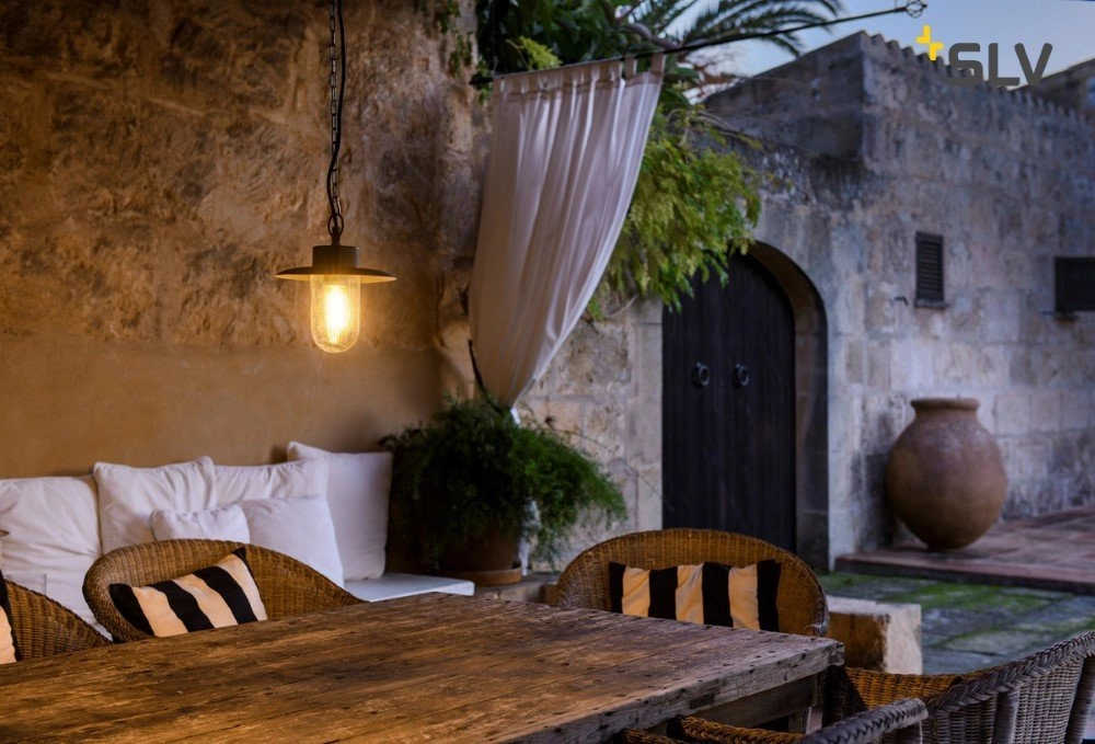 Lampe suspendue de porche Molat SLV 4024163191135