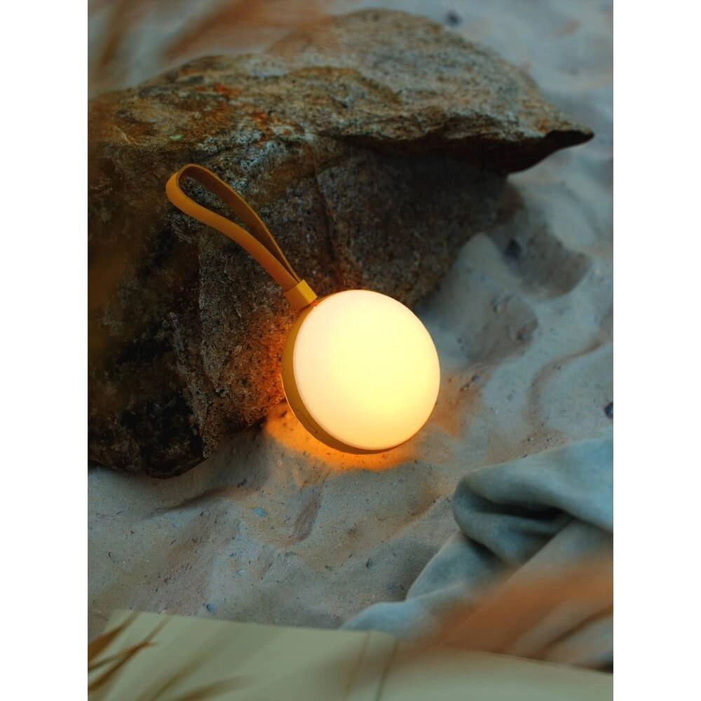 Lampe de table élégante Bring To-Go jaune Ø 12cm Nordlux 5704924014758