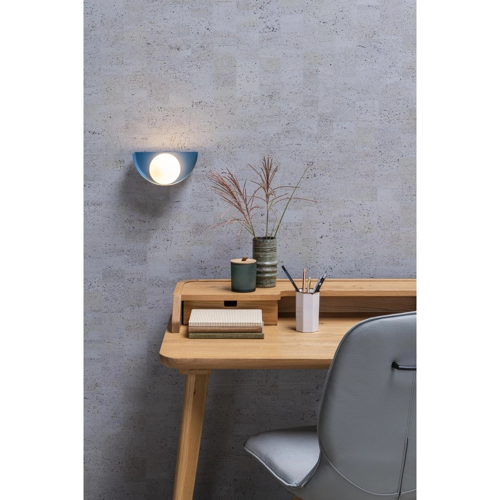 Lampe murale de conception Benni bleu Lucide 5411212451859