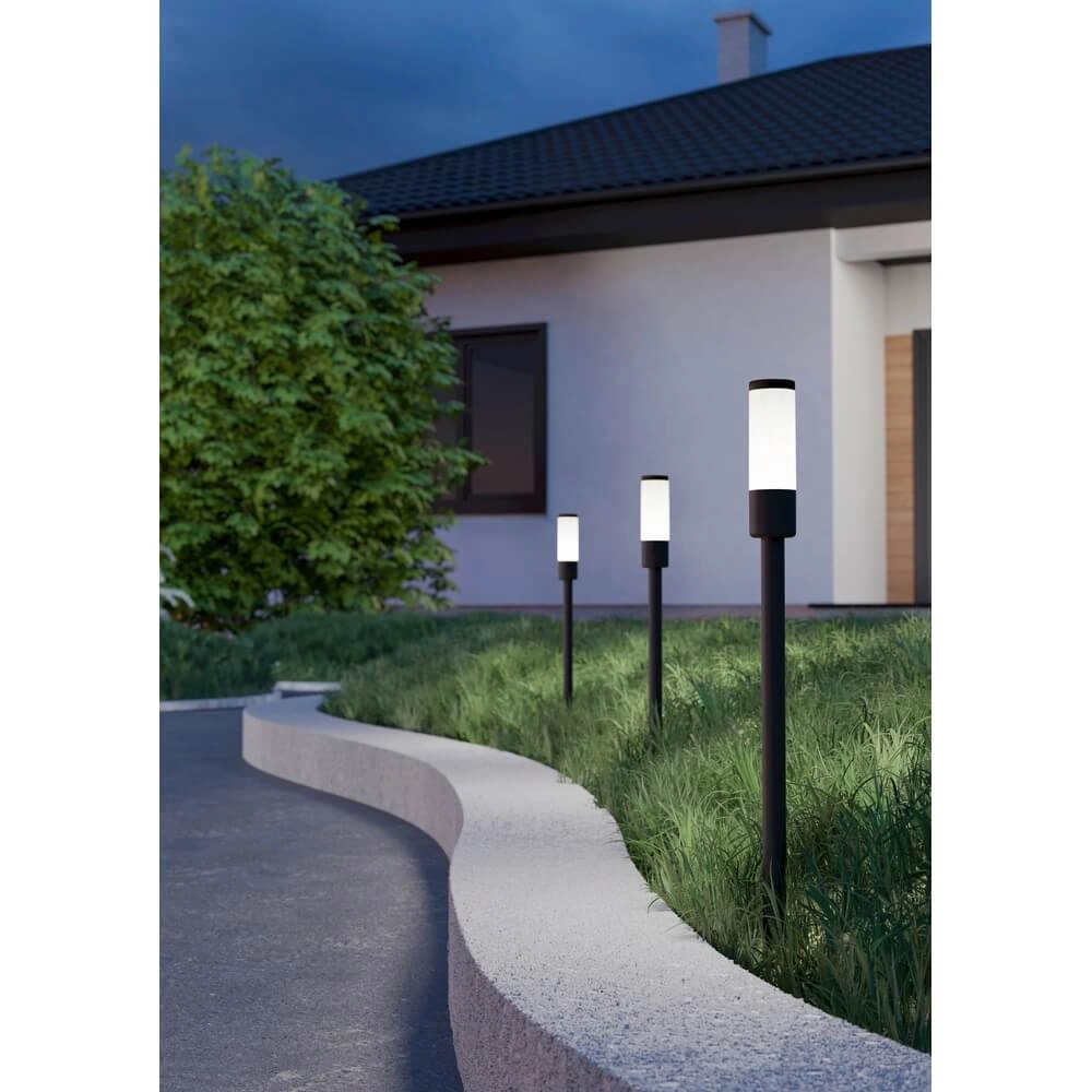 Ensemble de 3 Zancaro Lampes de jardin avec prise Eglo 9008606355846