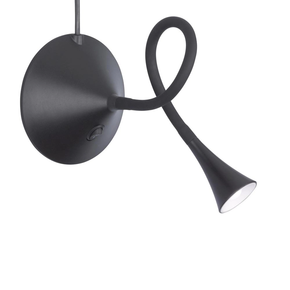 Lampe de lecture led Viper noir