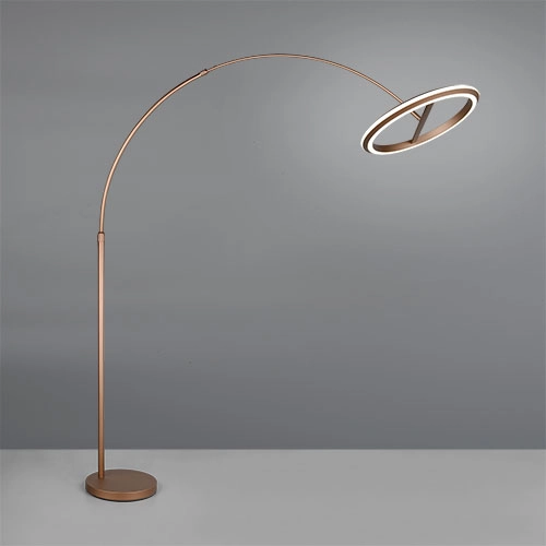Lampe de pied Amador marron moka Trio 4017807688177
