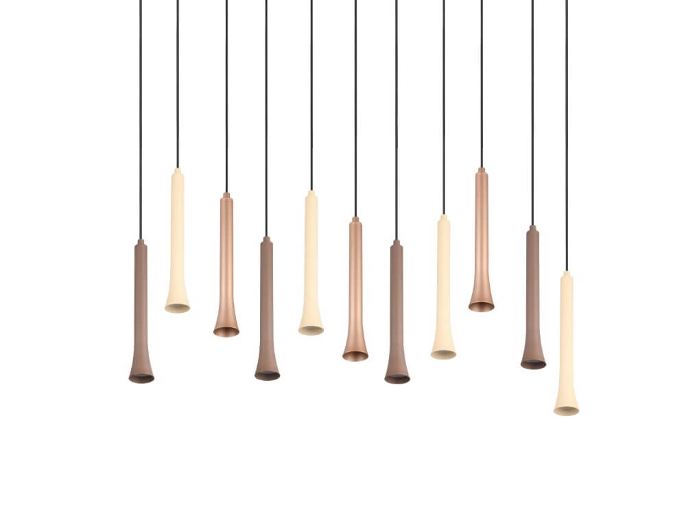 Lampe suspendue multi-suspension Fiato 115x34cm Trio 4017807616705