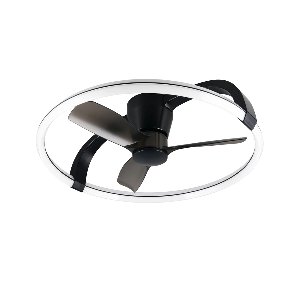 Ventilateur de maison intelligente Stockholm noir Ø 73,5 Tuya Trio 4017807693133