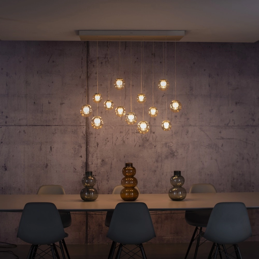 Lampe suspendue à 13 lumières Pure Popup Bronce Paul Neuhaus 4012248398319