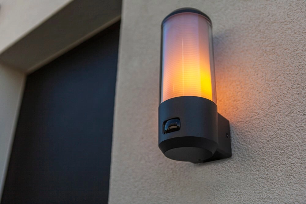 Applique anthracite Heros avec capteur Lutec 6939412014920