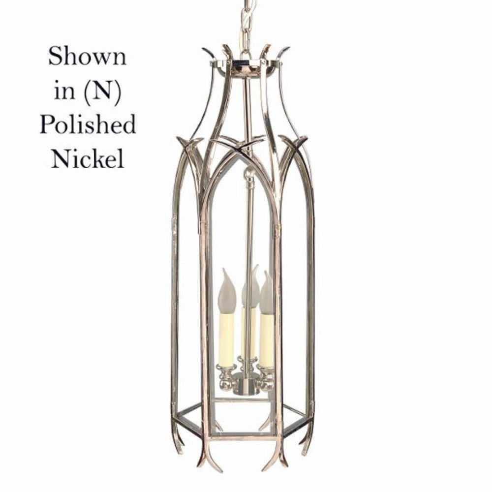 Lampe suspendue antique Gothic 3 lumières - cuivre antique (ant) Limehouse