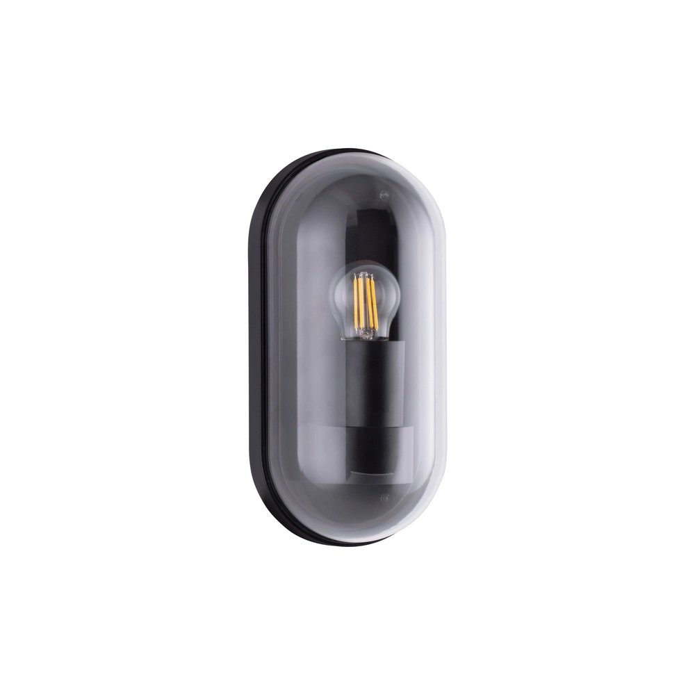 Applique murale ovale Amel Anthracite classique Lyora 5212017449382