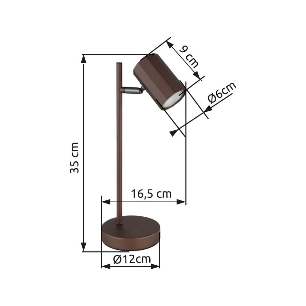 Lampe de table en bronze James cheville Globo 9007371453894