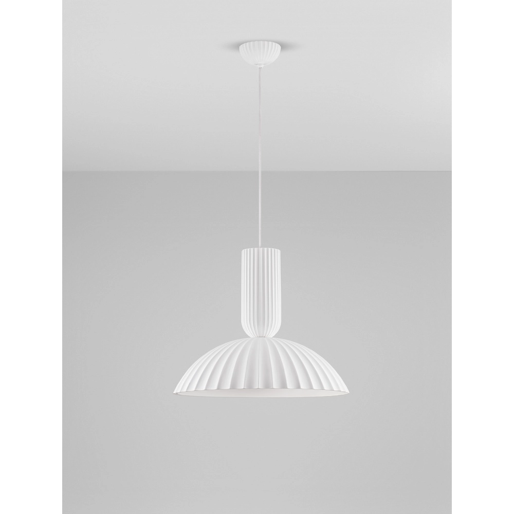 Suspension Ammos plâtre blanc Lyora 5212017469014