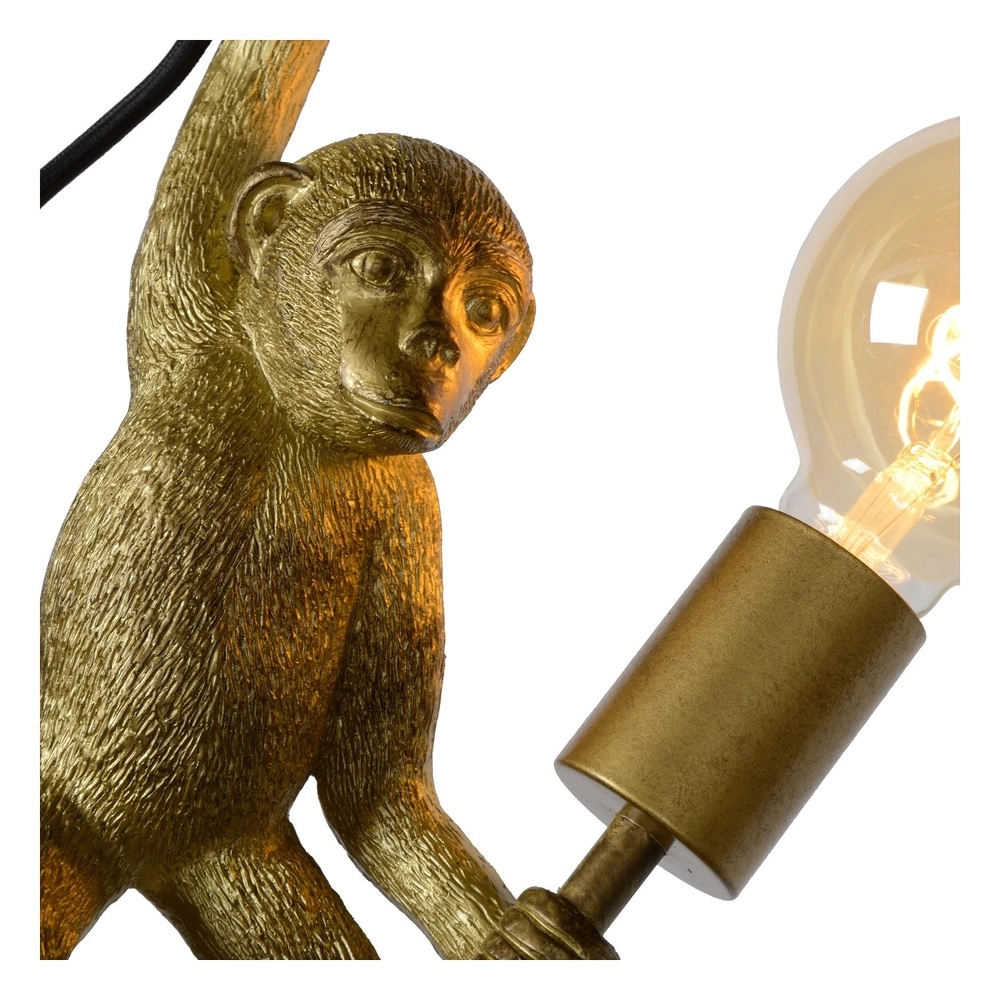 Lampe murale Extravaganza Chimp singe noir avec or Lucide 5411212105608