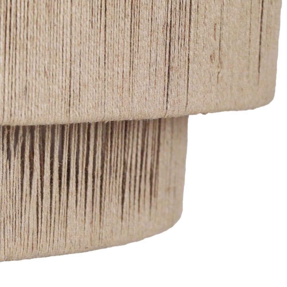 Lampe suspendue en corde Smilla Ø60cm Trio 4017807628265