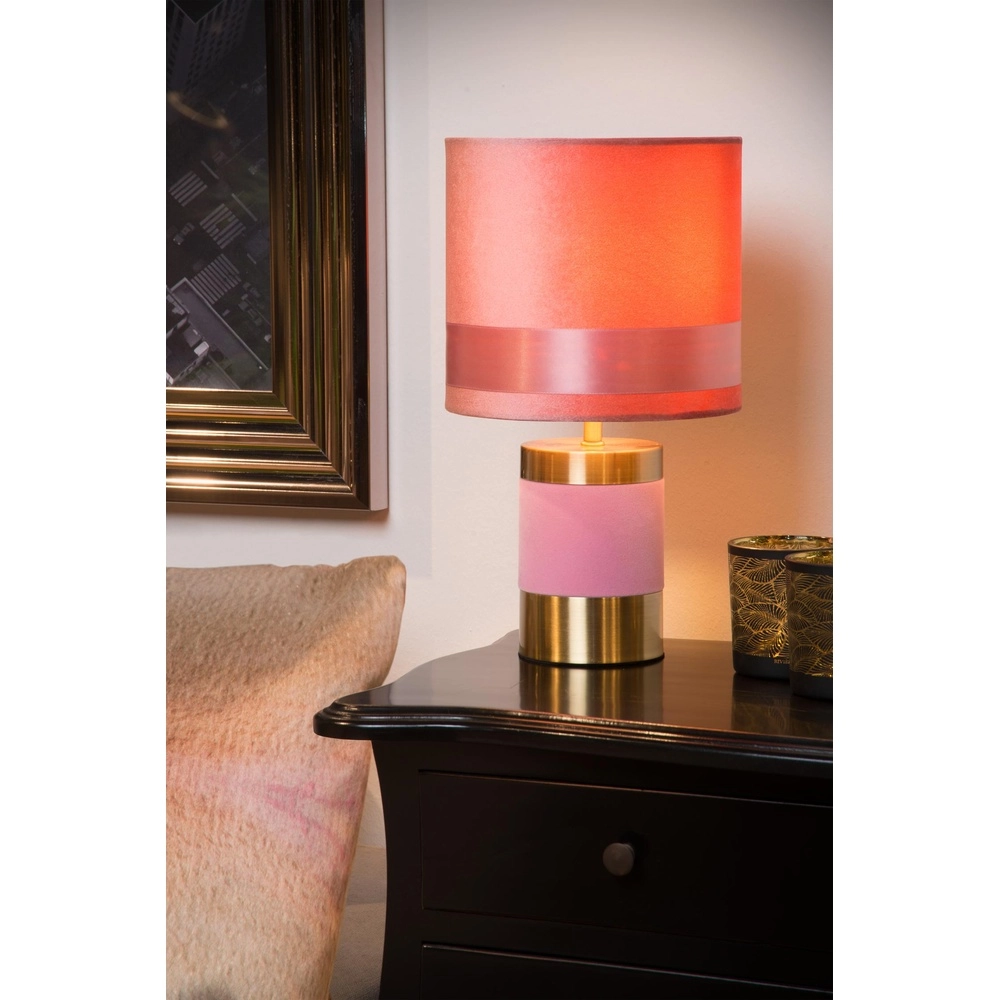 Lampe de table de conception Extravaganza Frizzle rose Lucide 5411212105288