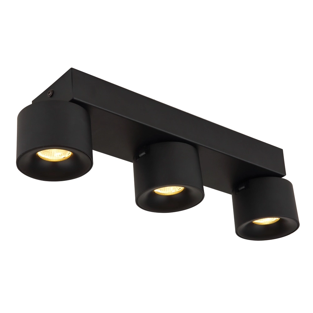 Lampe de plafond élégante Rae Noir à 3 lumières Globo 9007371456642