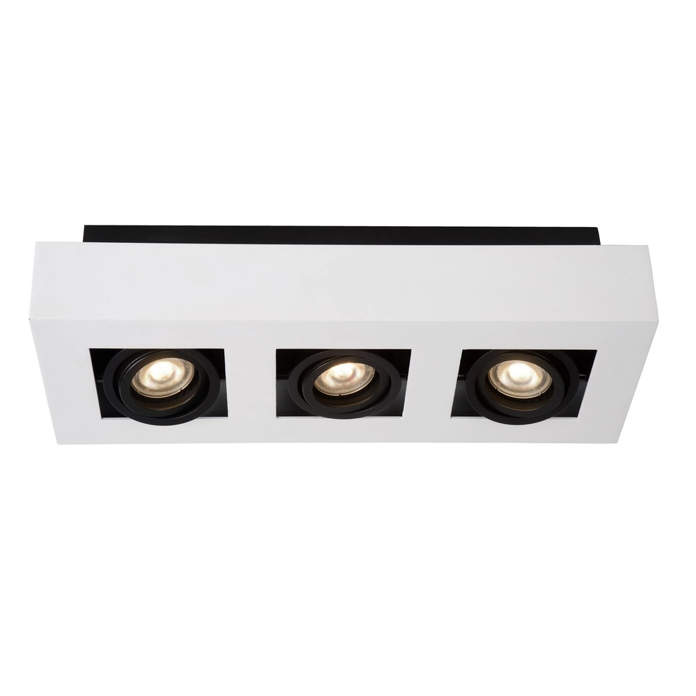 Projecteur de plafond Xirax 3 x 5W blanc Lucide 5411212092335