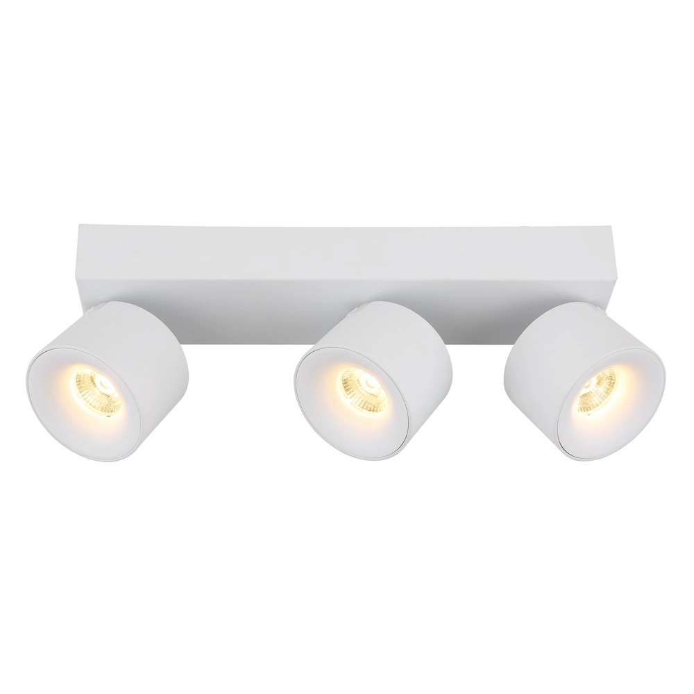 Lampe de plafond élégante Rae Blanc à 3 lumières Globo 9007371453641