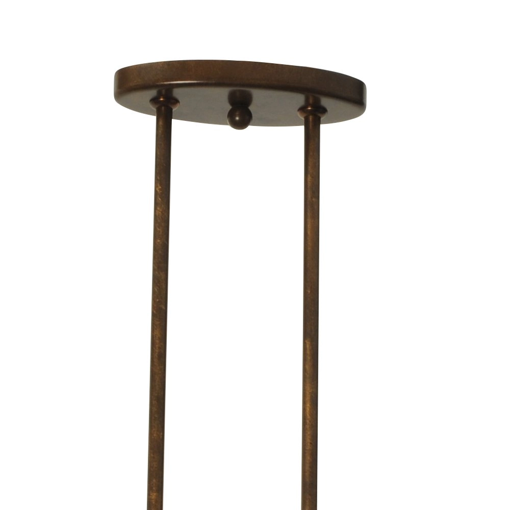 Lampe suspendue salle à manger Bolzano Brun bronze à 3 lumières Masterlight 8718121008356