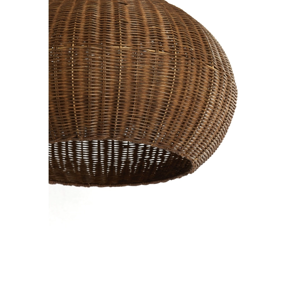 Lampe pendante en rotin Melzor Ø 45cm - brun foncé Light & Living 8717807820596