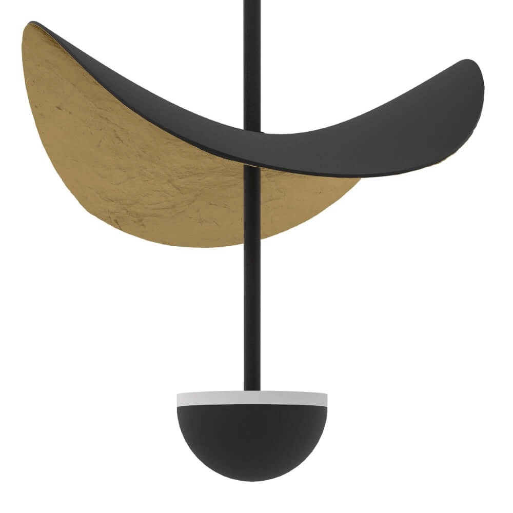 Plafonnier design Dracera noir avec de l'or Stars of Light 9008606307098