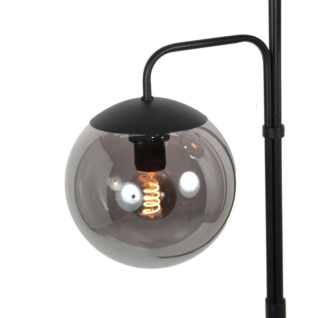 Lampe de pied Bollique Noir Steinhauer 8712746184785
