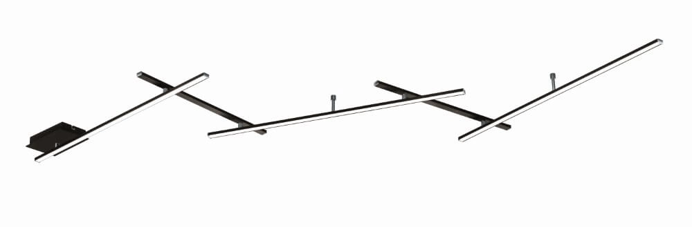 Plafonnier Indira noir Trio 4017807575118