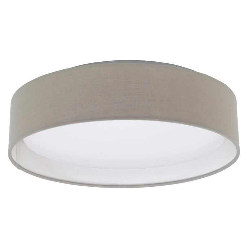 LED plafonnier Pasteri 32 cm taupe