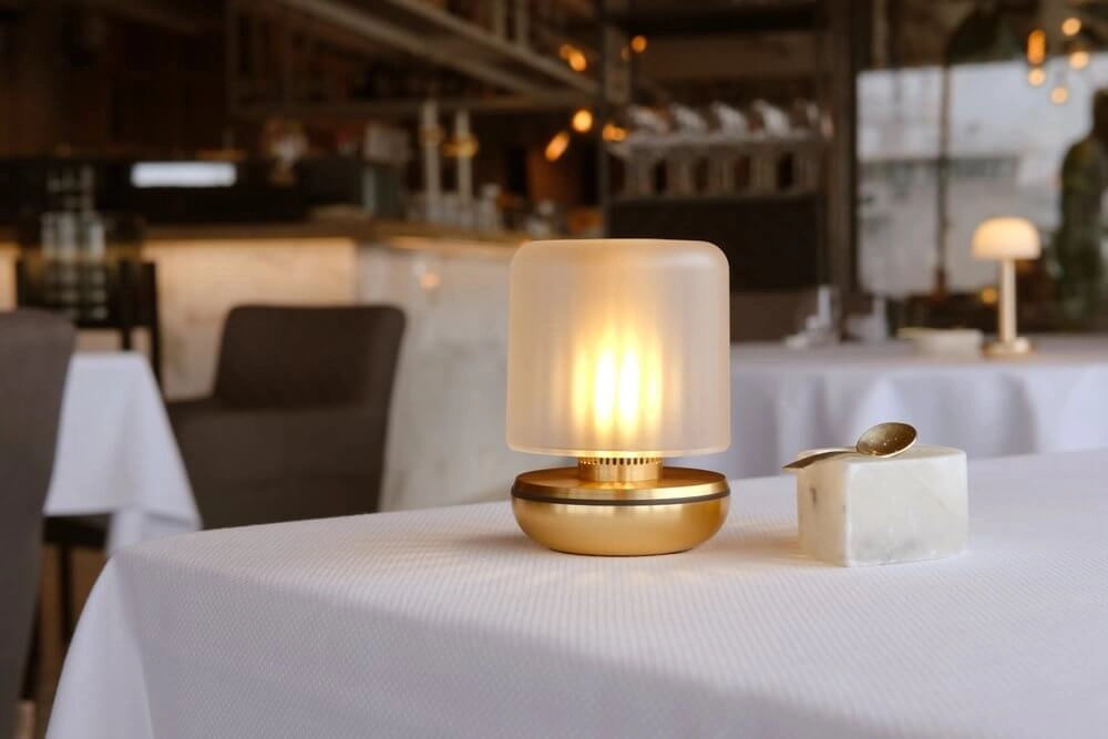 Lampe de table rechargeable Firefly bronze dépoli Humble 6097522143159