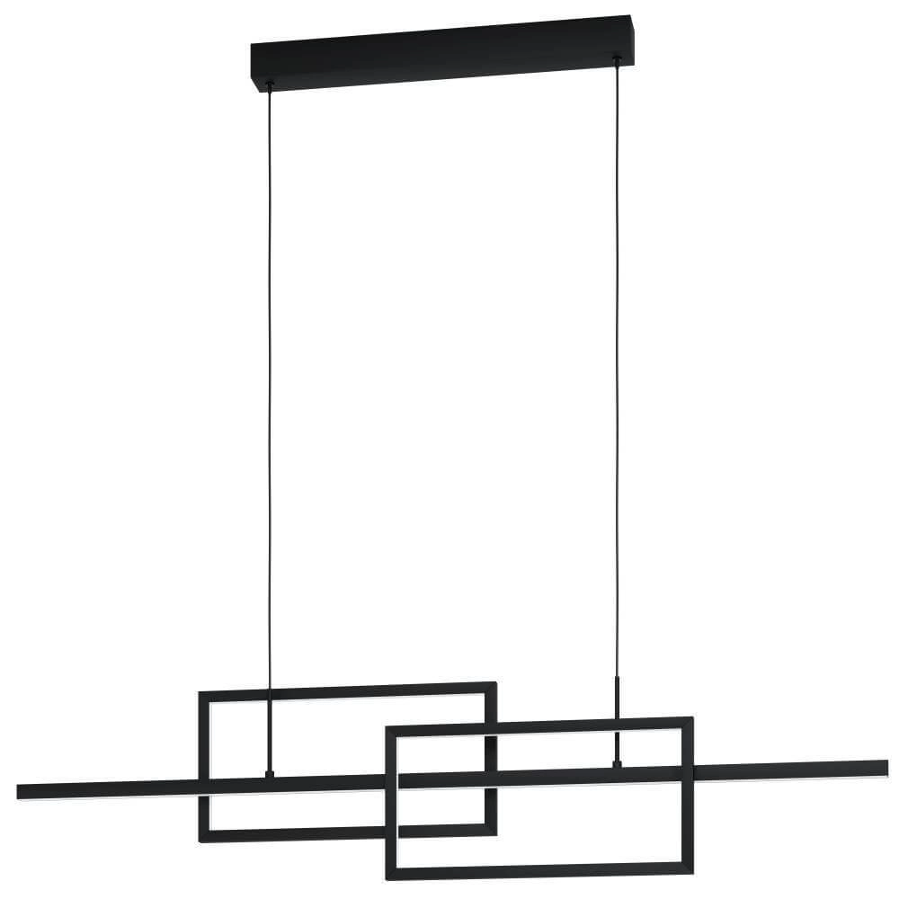Lampe suspendue de bureau Puebla 115 cm - noir