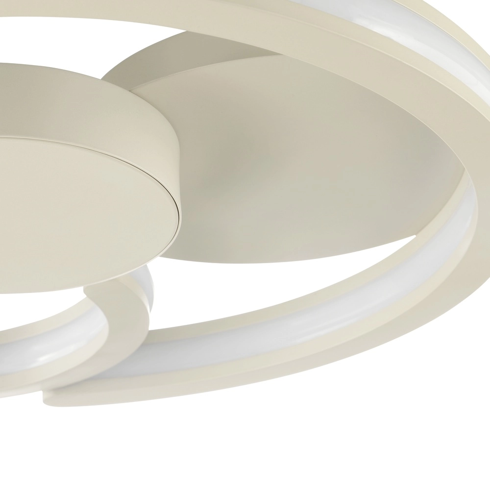 Lampe de plafond beige Revola conception Ø 40 cm Brilliant 4004353477492