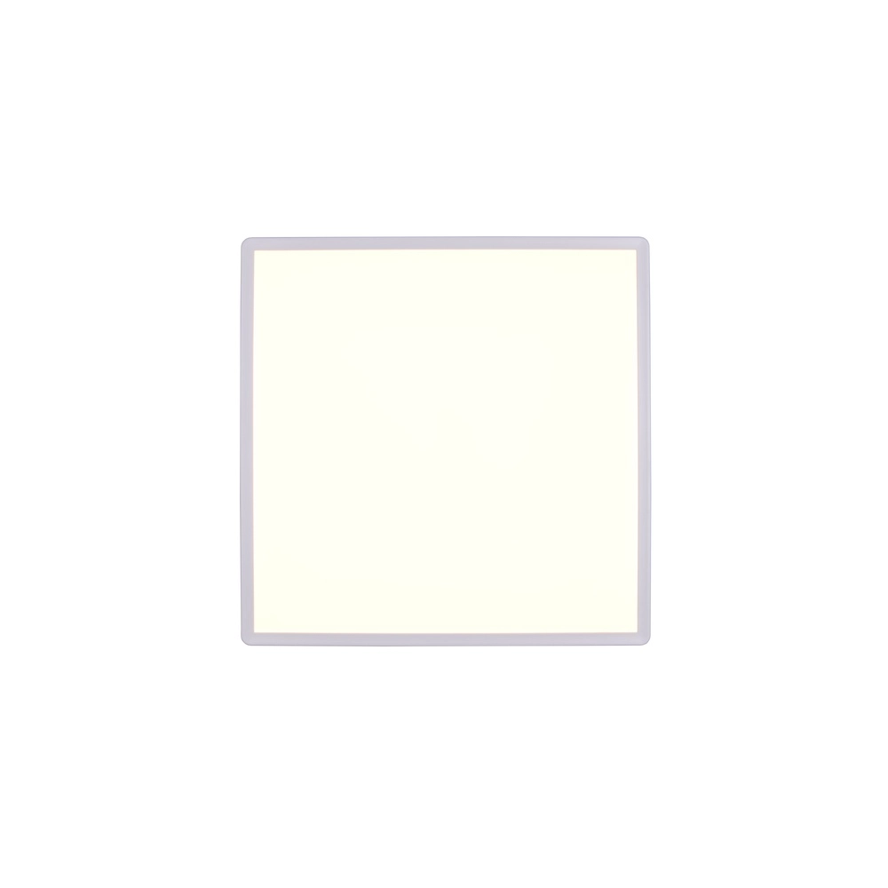 Lumière carrée au plafond Emra blanc 42cm Trio 4017807704174