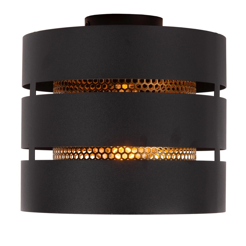 Lampe de plafond Rosas Ø 26 cm noir avec or Lucide 5411212211804