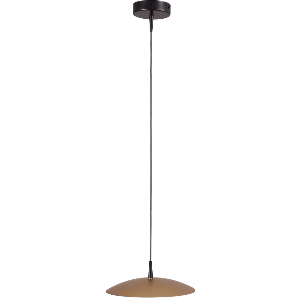 Lampe suspendue Scala Ø 25cm noir avec or