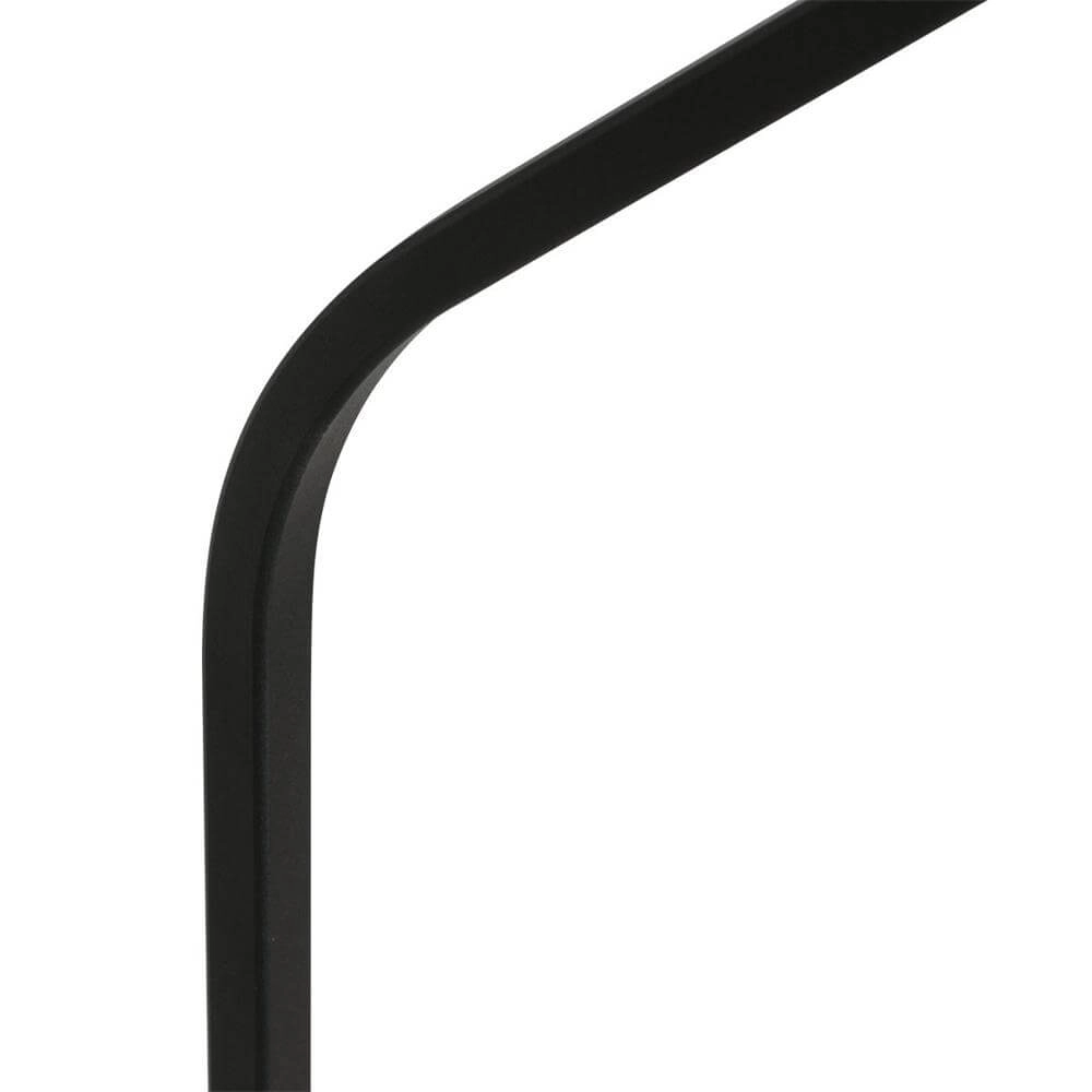Lampadaire Zig-Zag noir avec abat-jour blanc Ø 50cm Steinhauer 8712746179255
