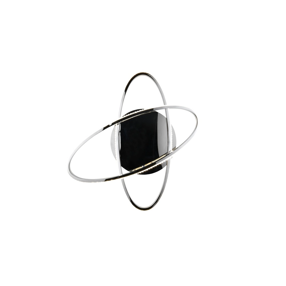 Plafonnier Lane chrome Ø 58cm Trio 4017807601466