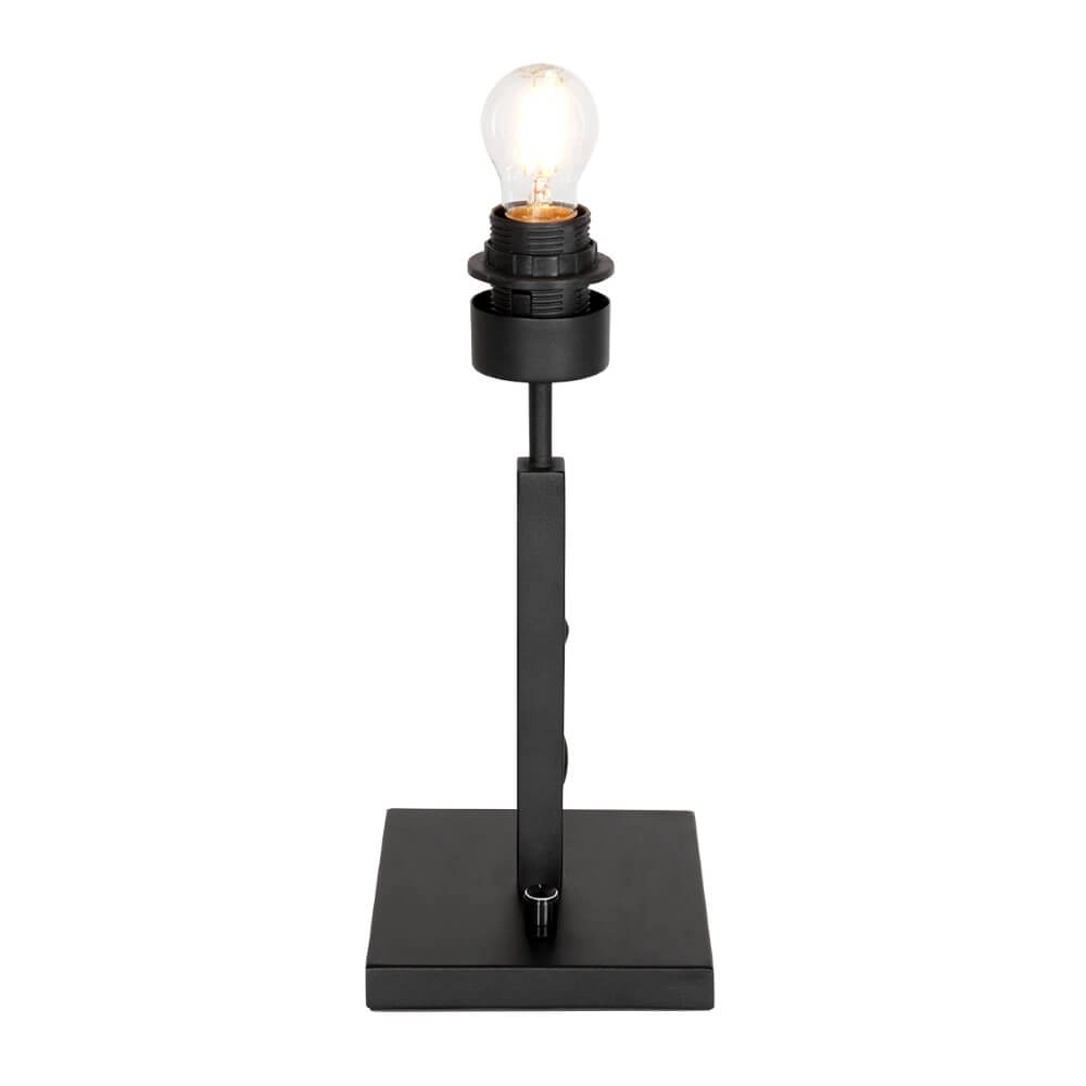 Lampe de table Stanger noir avec velours doré Steinhauer 8712746146349