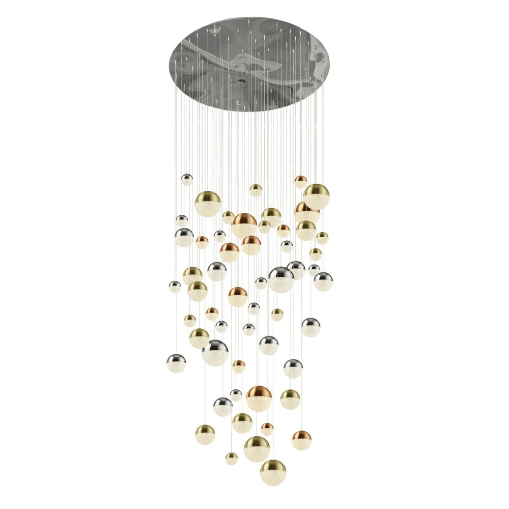 Grande suspension Planets 140cm - 55 lumières Grande suspension Planets 140cm - 55 lumières