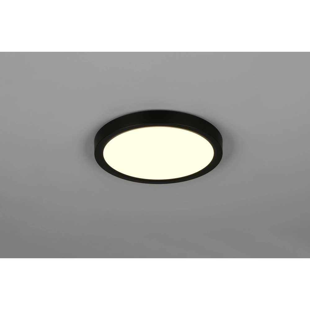Plafonnier Draco noir Ø 23cm Trio 4017807654455