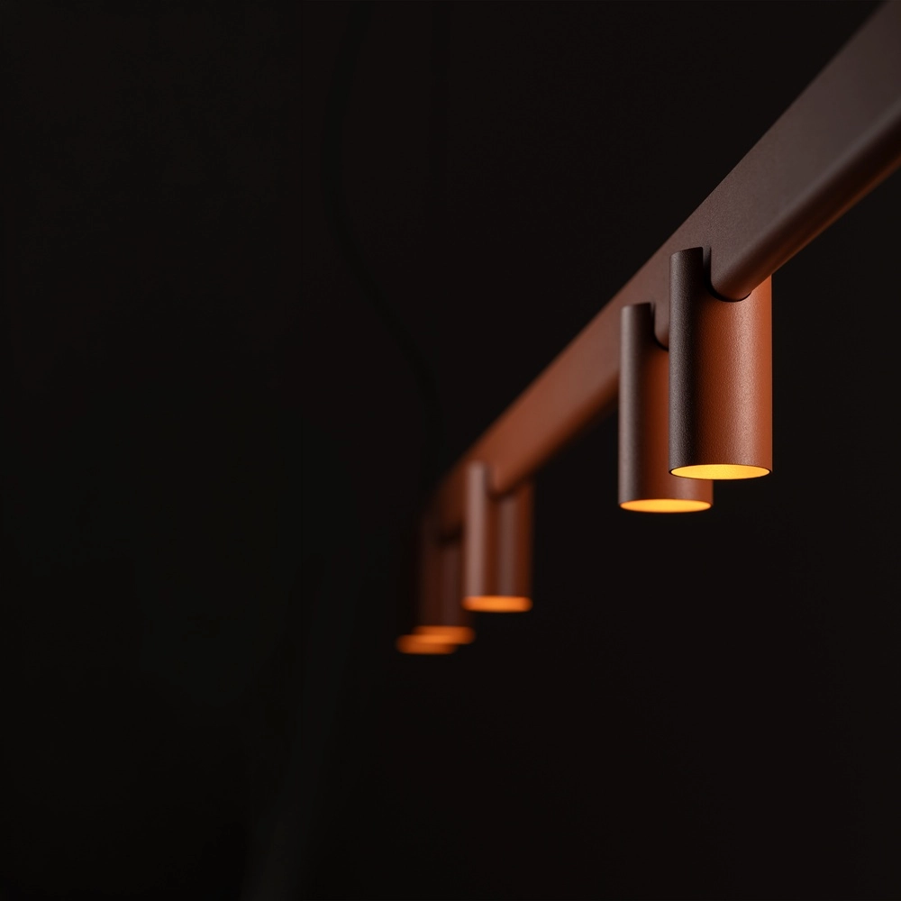 Lampe pendante de conception Fourty Terre cuite à 8 lumières Lyora 5903139124249