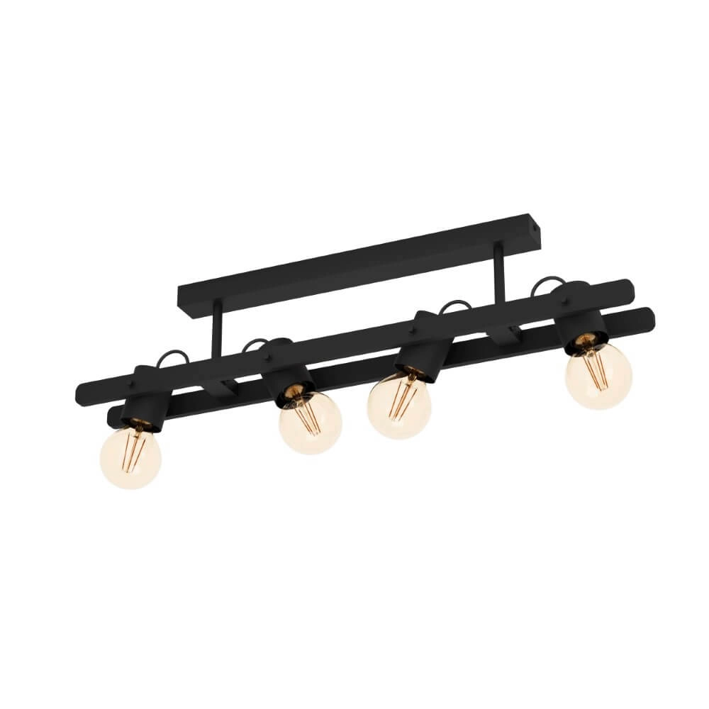 Plafonnier 4 lumières Plimsoll noir