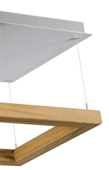 Plafonnier LED Leonora en bois - chêne huilé HerzBlut 4021273028863