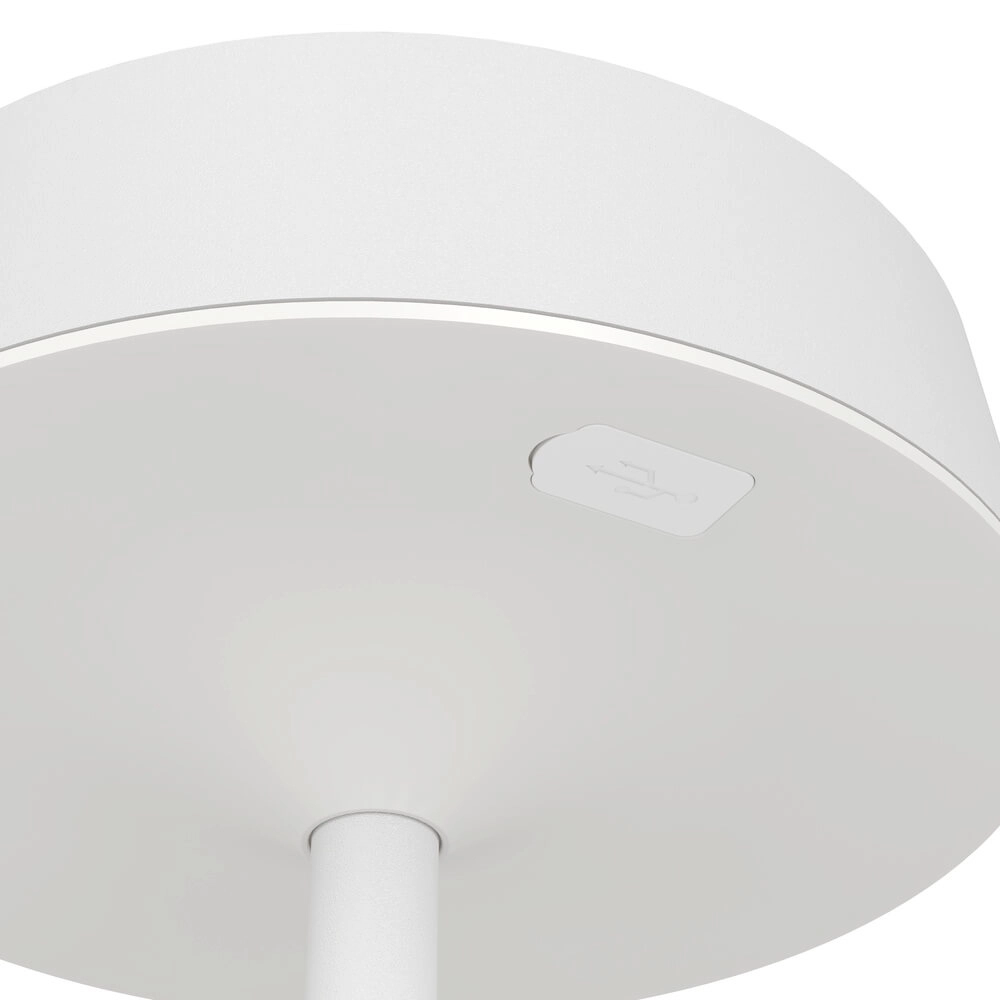 Lampe de table élégante Simeri Blanc hybride Eglo 9002759758776