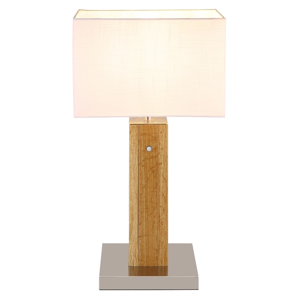 Lampe de table en bois Forest avec capot Globo 9007371592333
