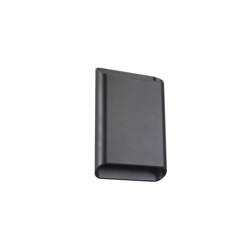 Lampe murale moderne Alex Noir Haut & Descendant